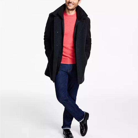 Men Coleman Wool-Blend Overcoat - Picture 3 of 3